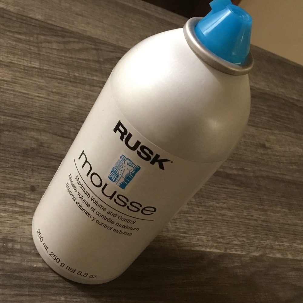 Rusk Mousse, medium volume and control, 8.8 oz